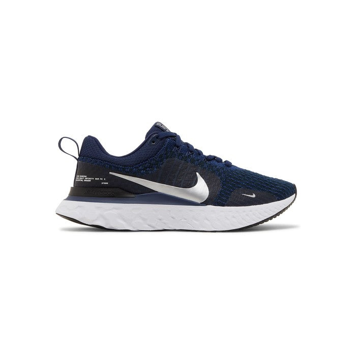 Nike React Infinity Run Flyknit 3 'College Navy Metallic Silver'