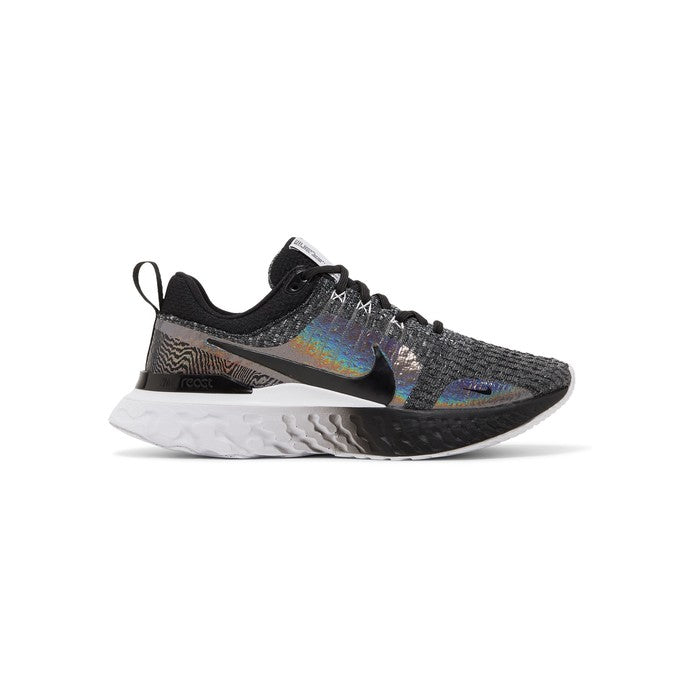 Nike Wmns React Infinity Run Flyknit 3 Premium 'Black Zebra Iridescent'