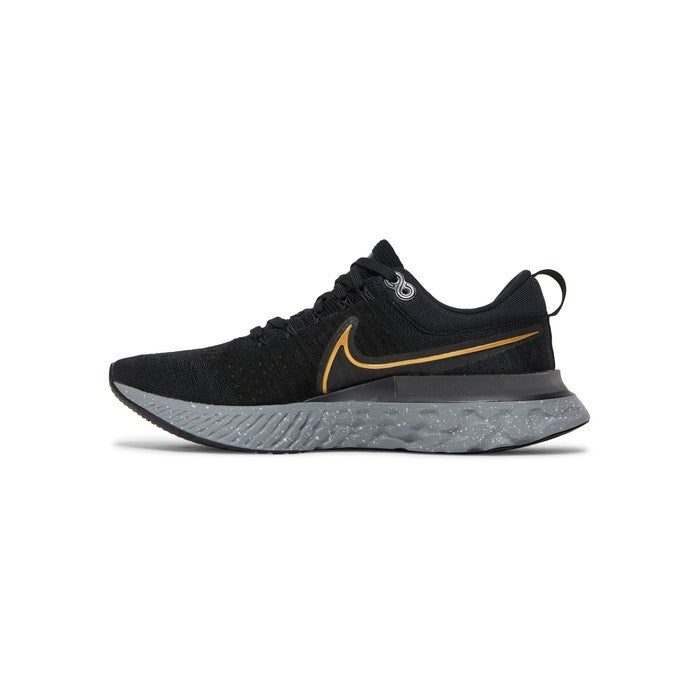 Nike React Infinity Run Flyknit 2 'Black Metallic Gold'
