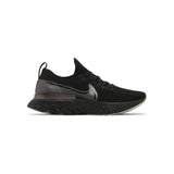 Nike React Infinity Run Flyknit 'Black Metallic Silver'