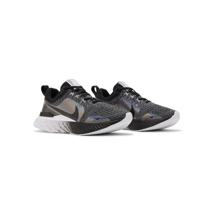 Nike Wmns React Infinity Run Flyknit 3 Premium 'Black Zebra Iridescent'