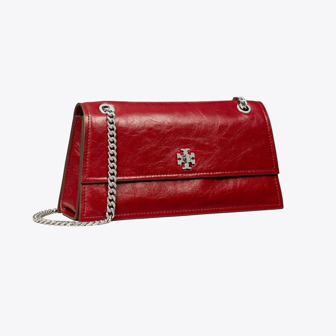 Tory Burch Kira Turnlock Shoulder Bag Red