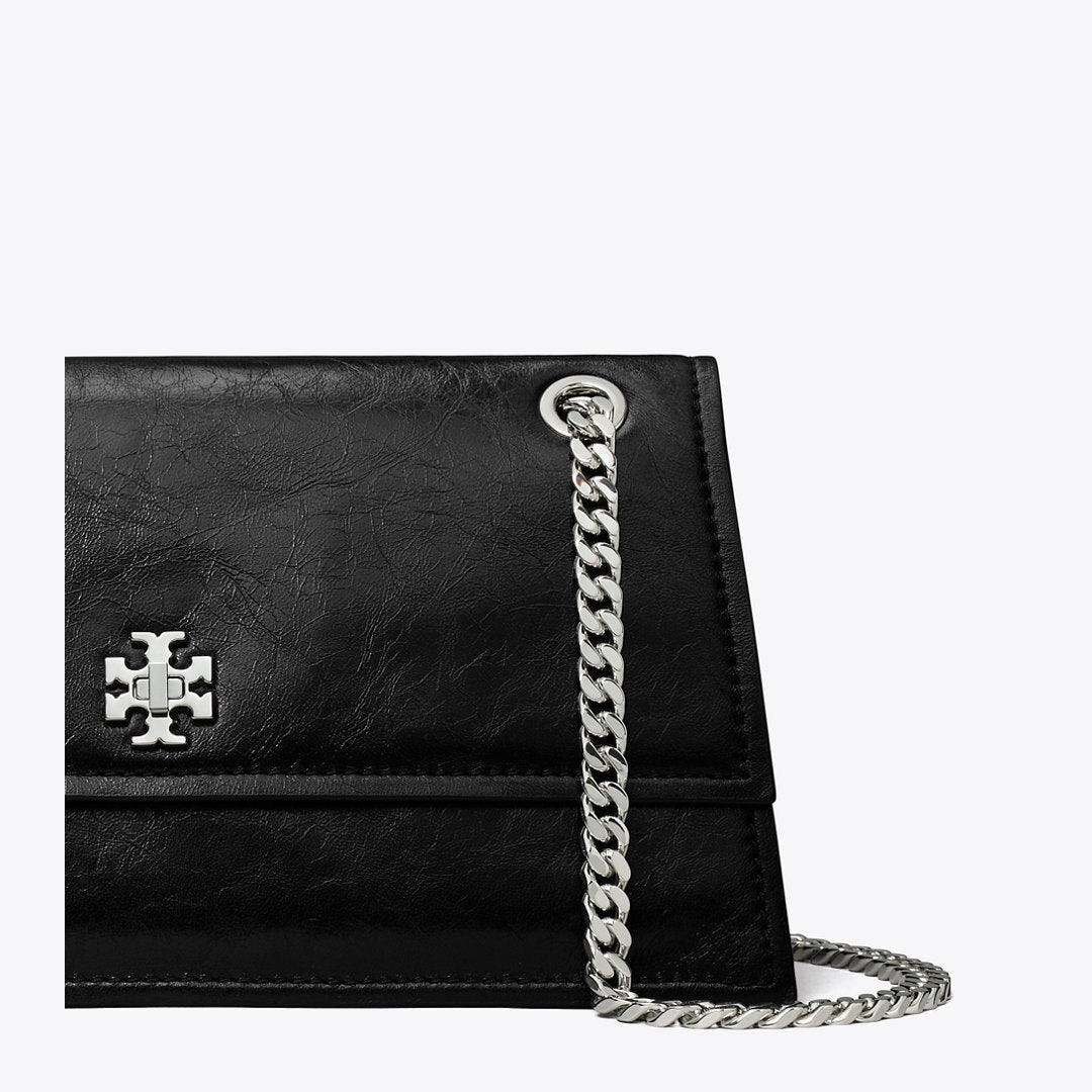 Tory Burch Kira Turnlock Shoulder Bag Black