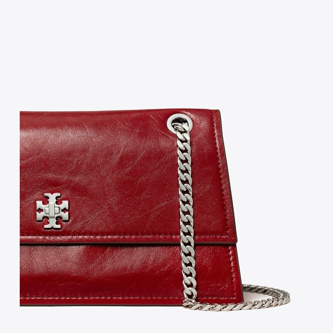 Tory Burch Kira Turnlock Shoulder Bag Red