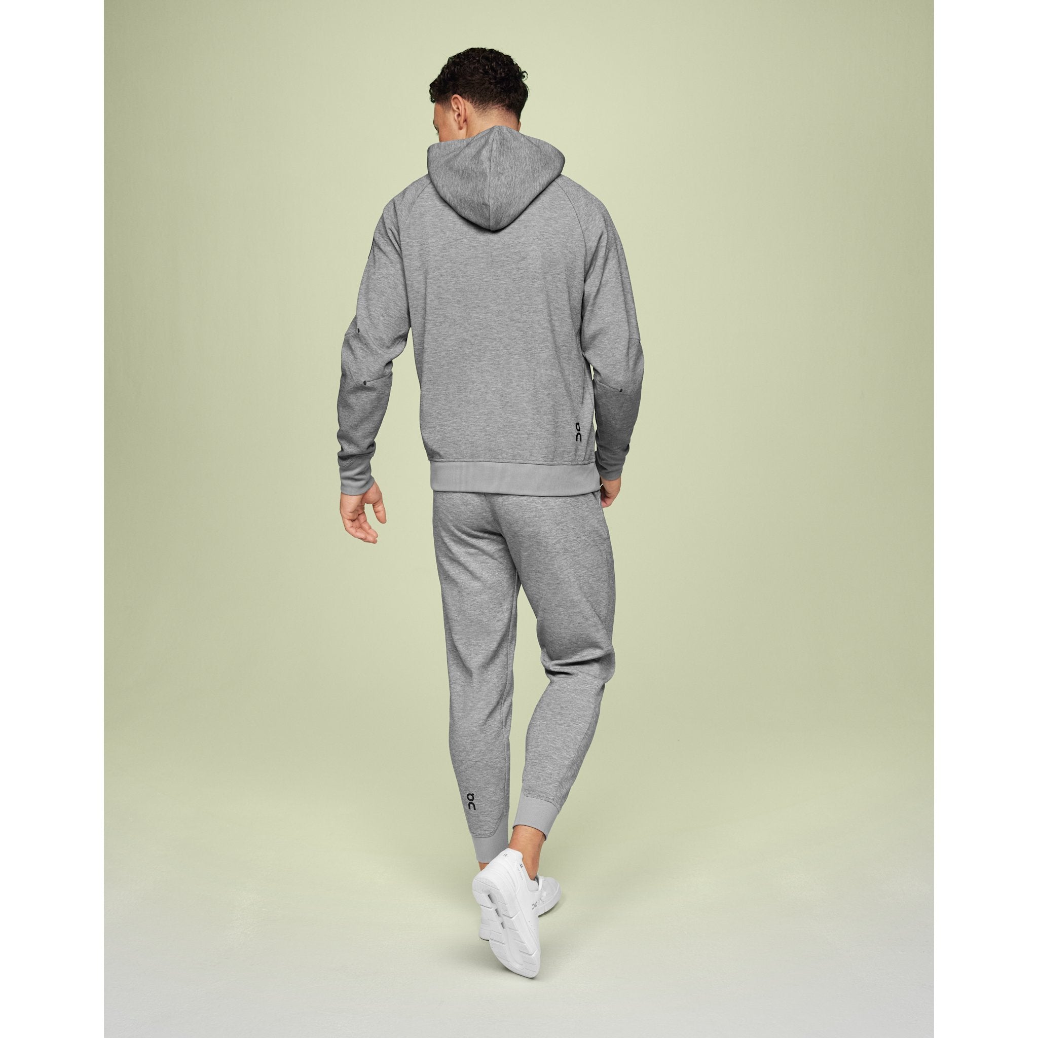 On Zipped Hoodie Grey