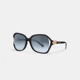 Coach Integration Flower Sunglasses Black
