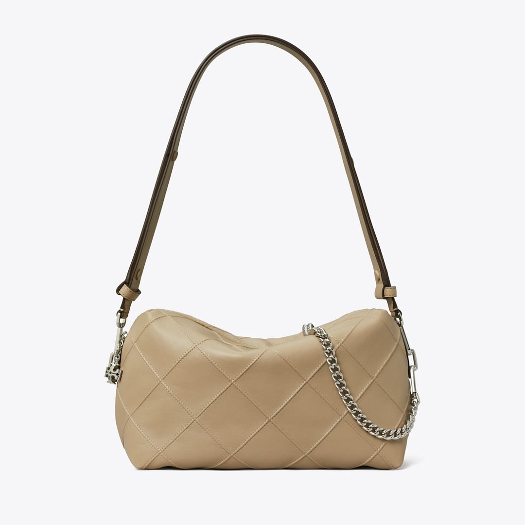 Tory Burch Large Fleming Soft Crossbody Bag Soft Cement