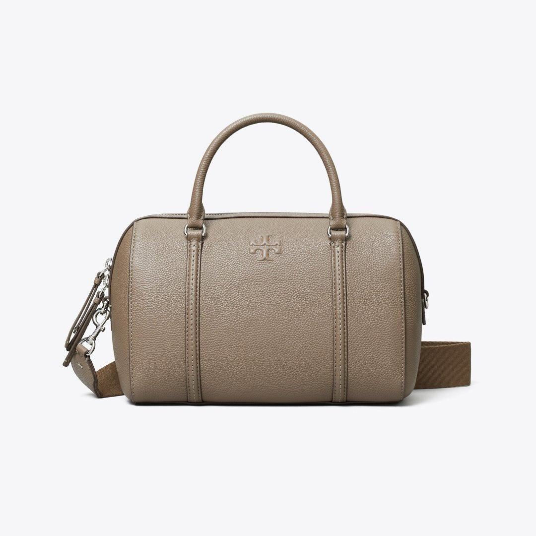 Tory Burch Leather Satchel Wild Mushroom