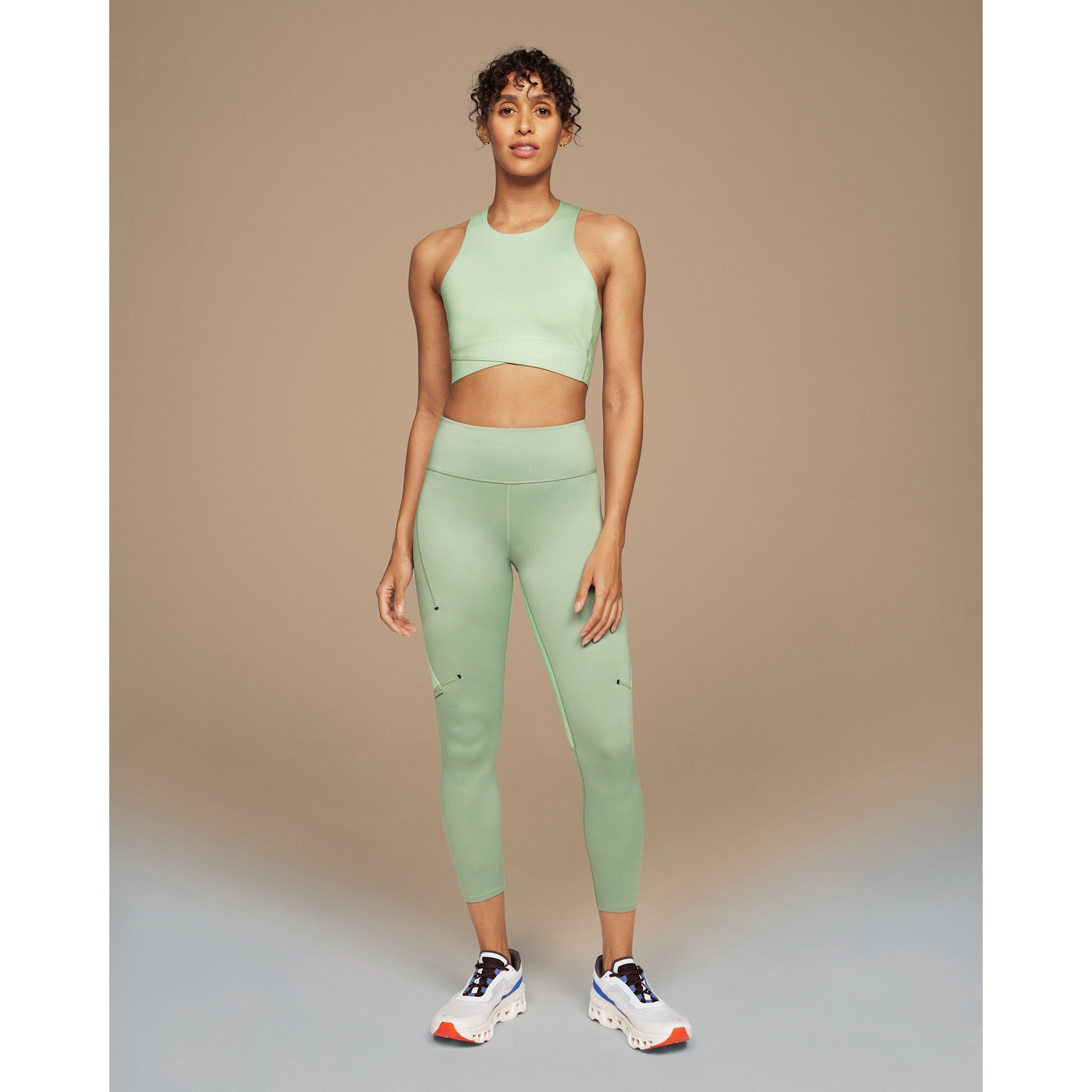 On Performance Tights 7/8 Moss | Creek