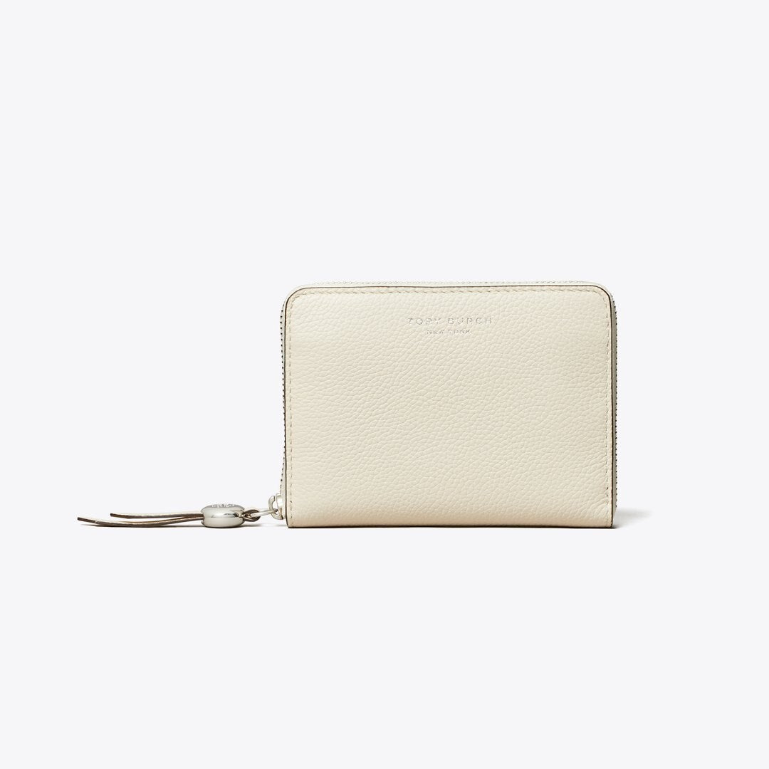 Tory Burch Medium Romy Wallet Light Cream