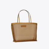 Tory Burch Mesh Tote Cuoio