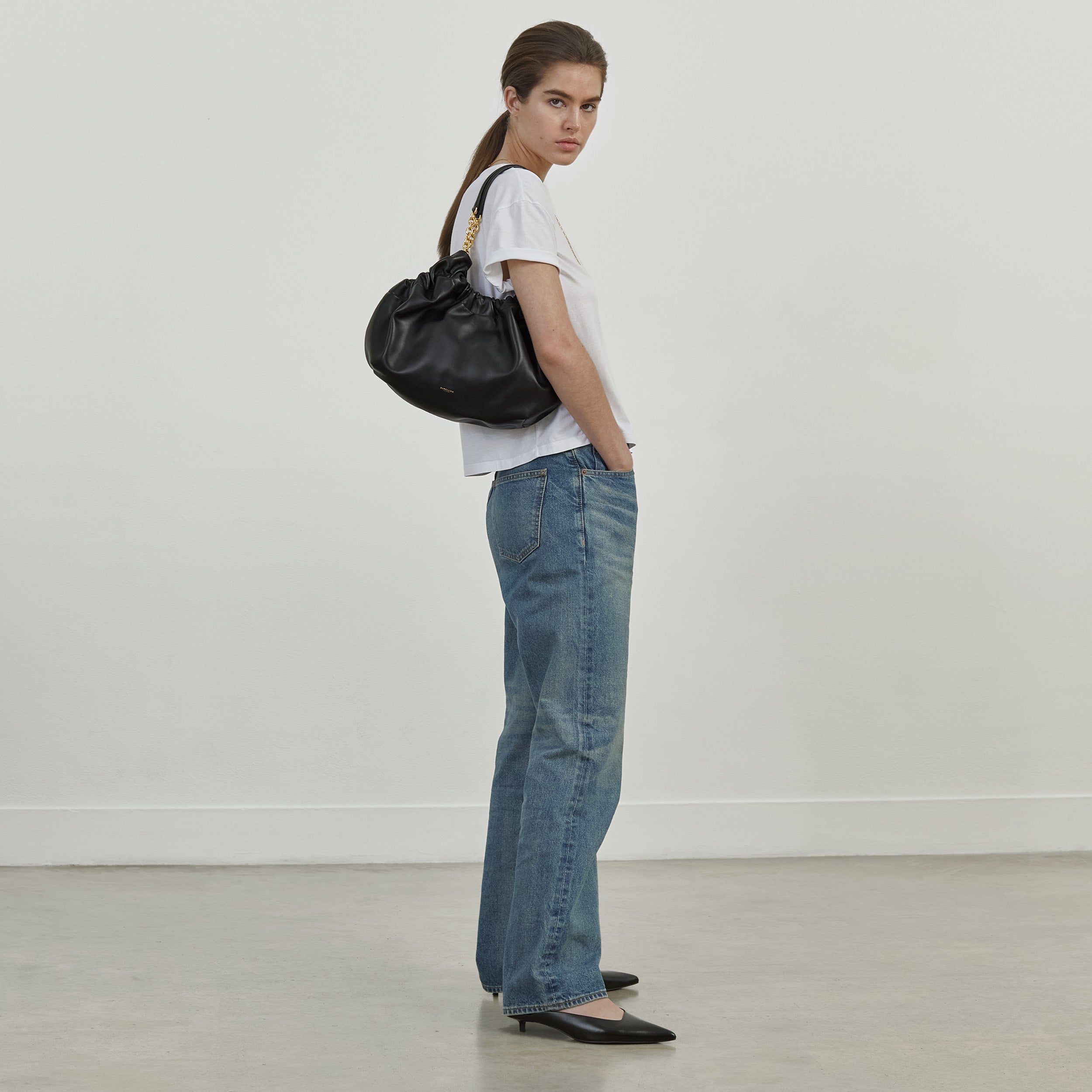 DeMellier The Midi Miami burgundy suede & burgundy smooth