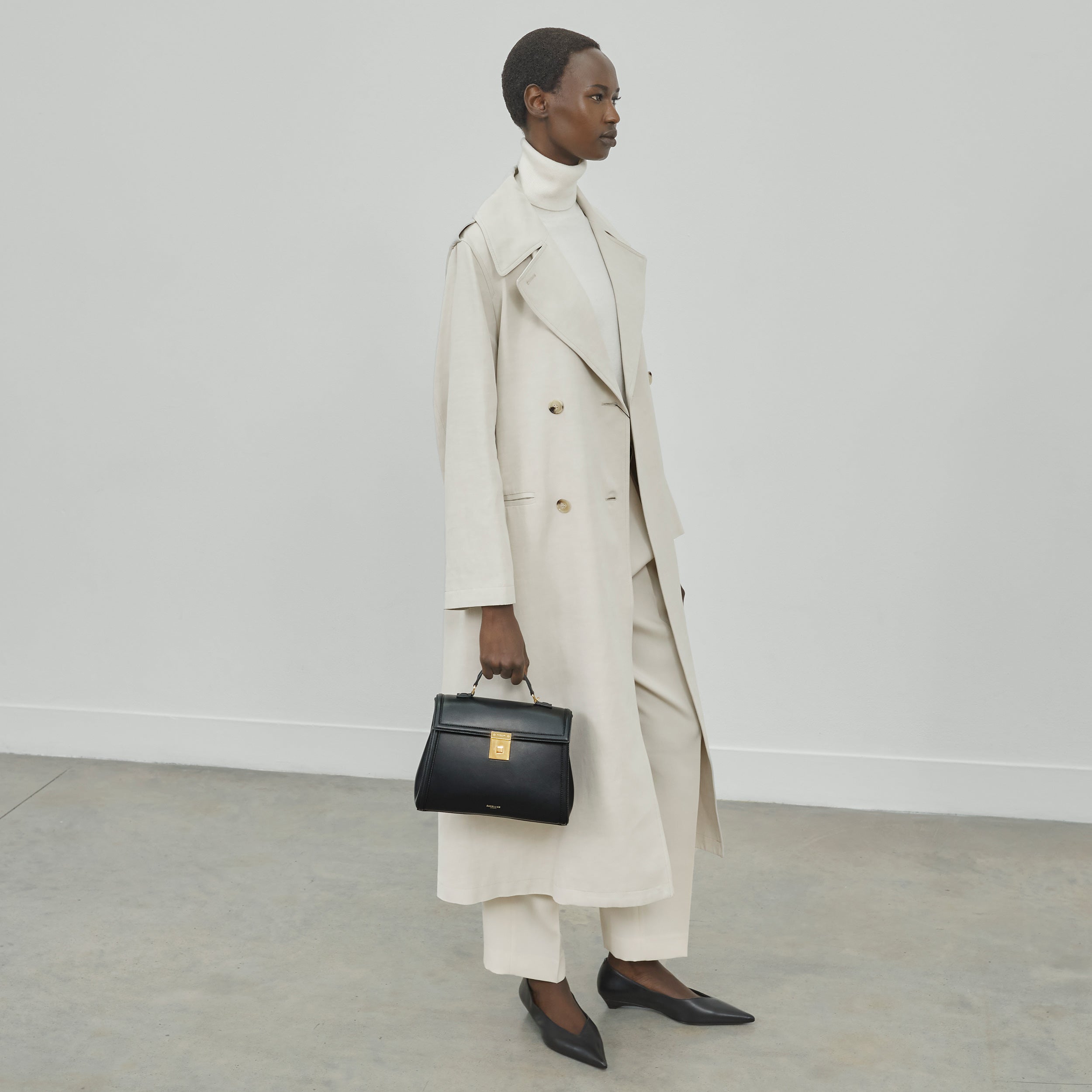 DeMellier The Midi Paris dark sand smooth