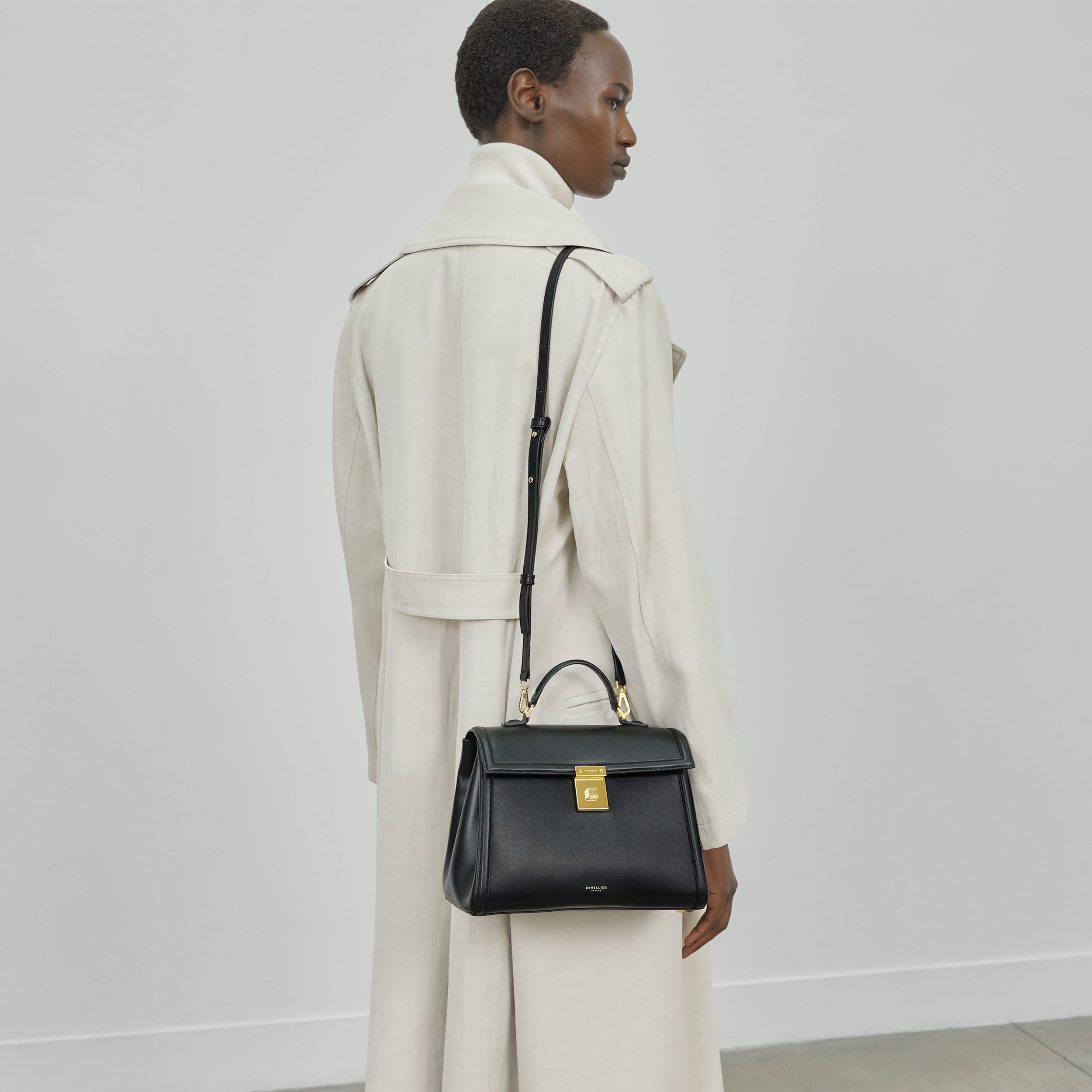 DeMellier The Midi Paris dark sand smooth