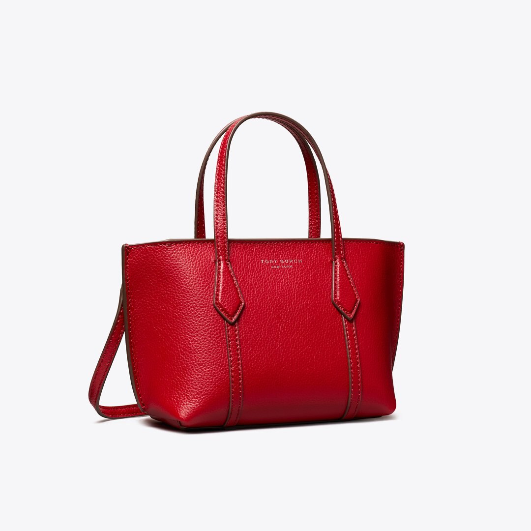 Tory Burch Mini Perry Tote Bartlett Red