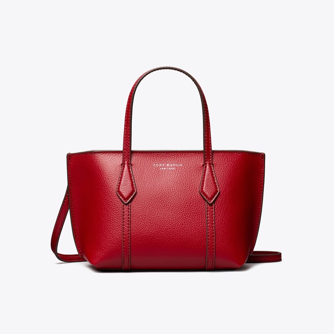 Tory Burch Mini Perry Tote Bartlett Red