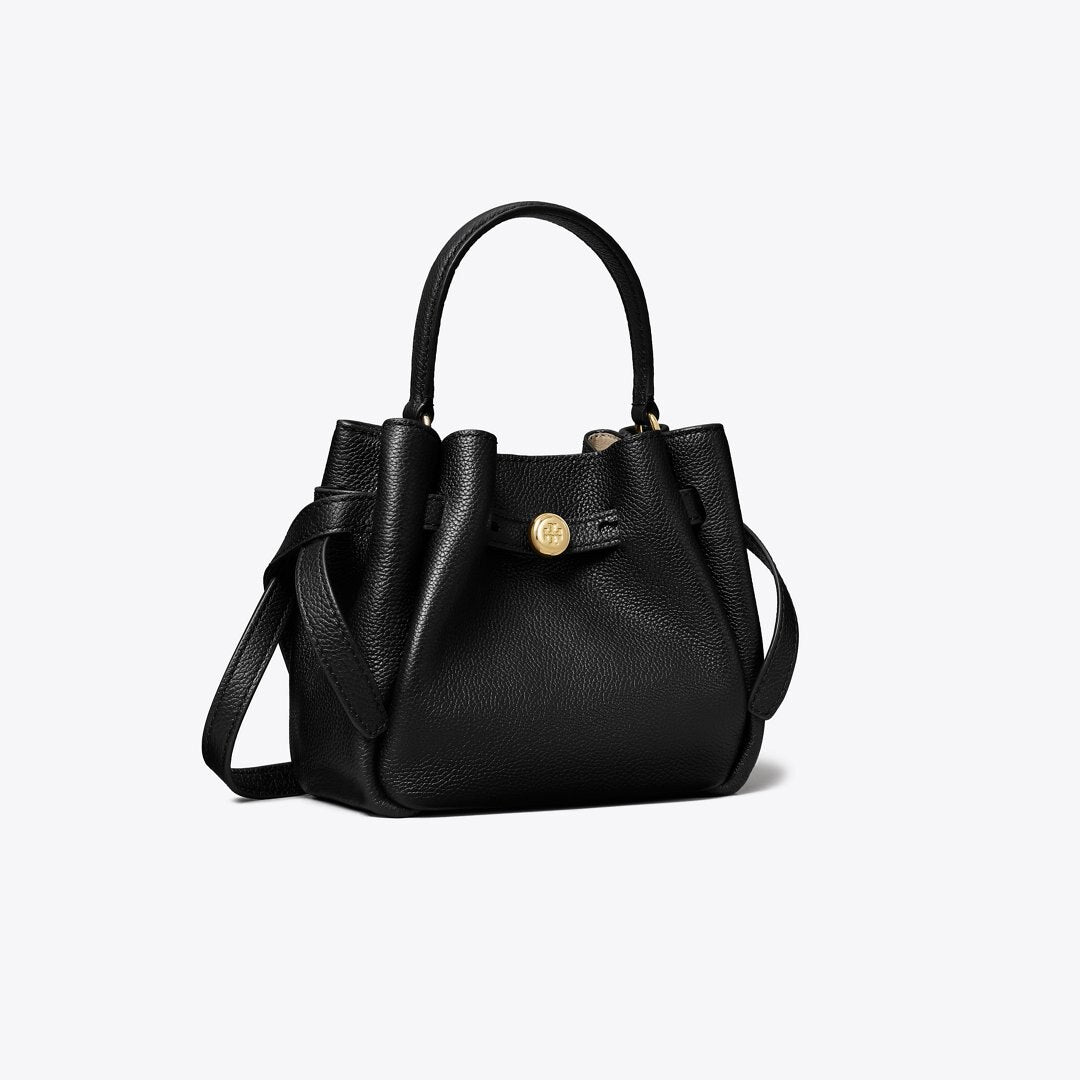 Tory Burch Mini Romy Bucket Bag Black