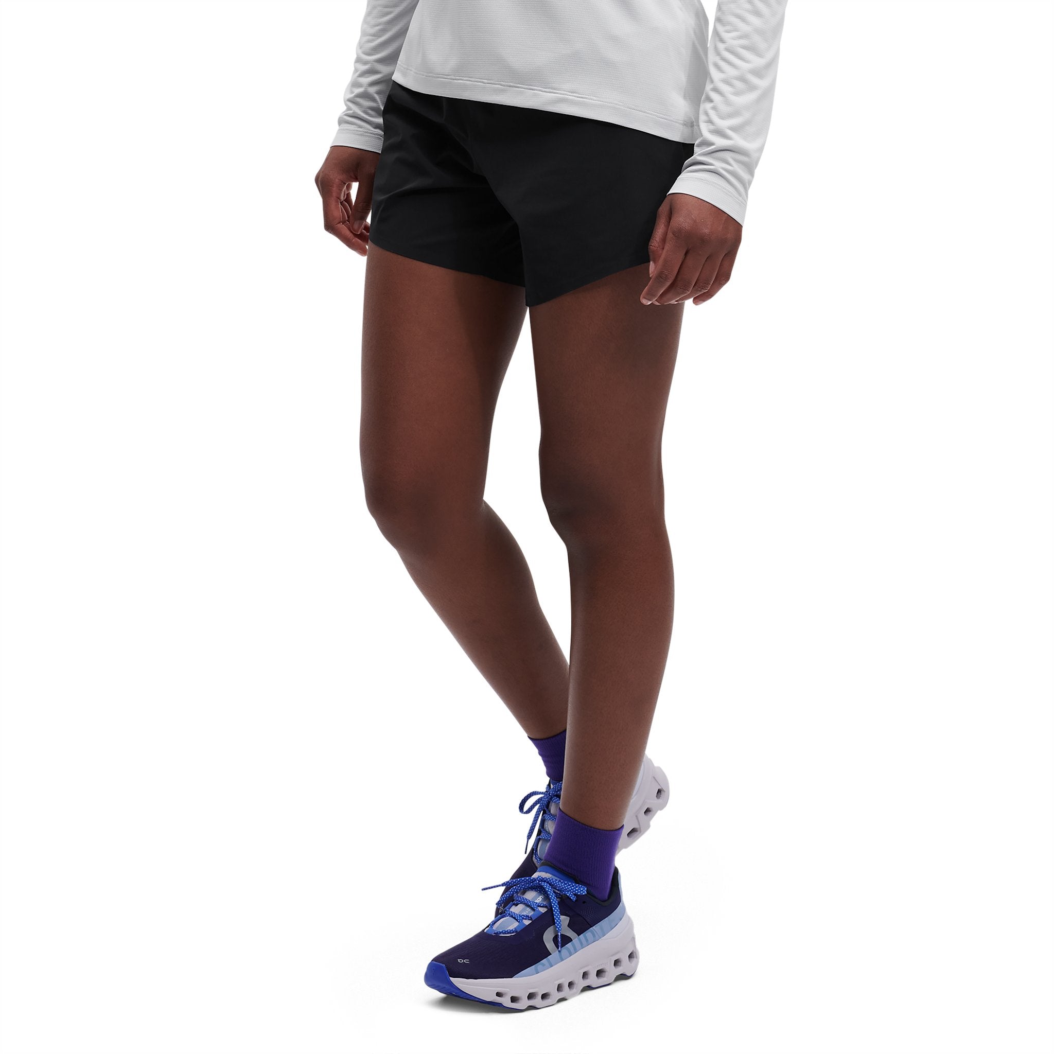On 5" Running Shorts Black