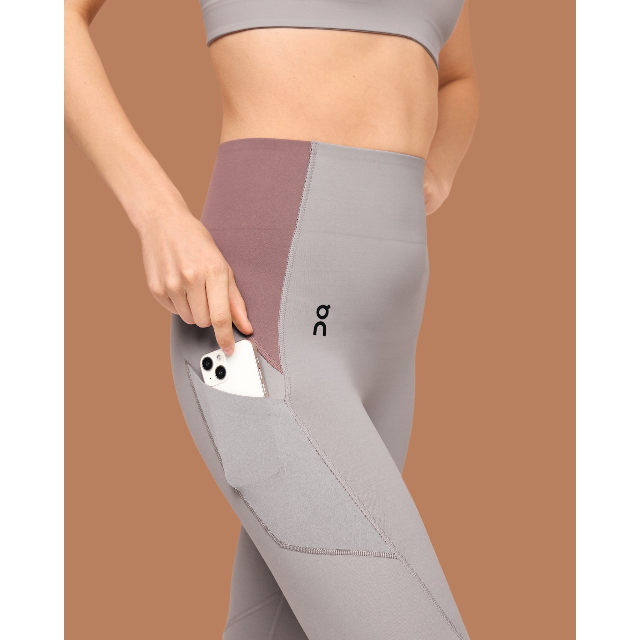 On Movement Tights Long Zinc | Grape
