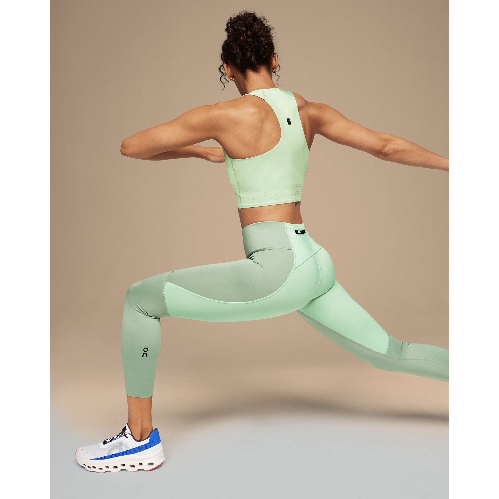 On Performance Tights 7/8 Moss | Creek