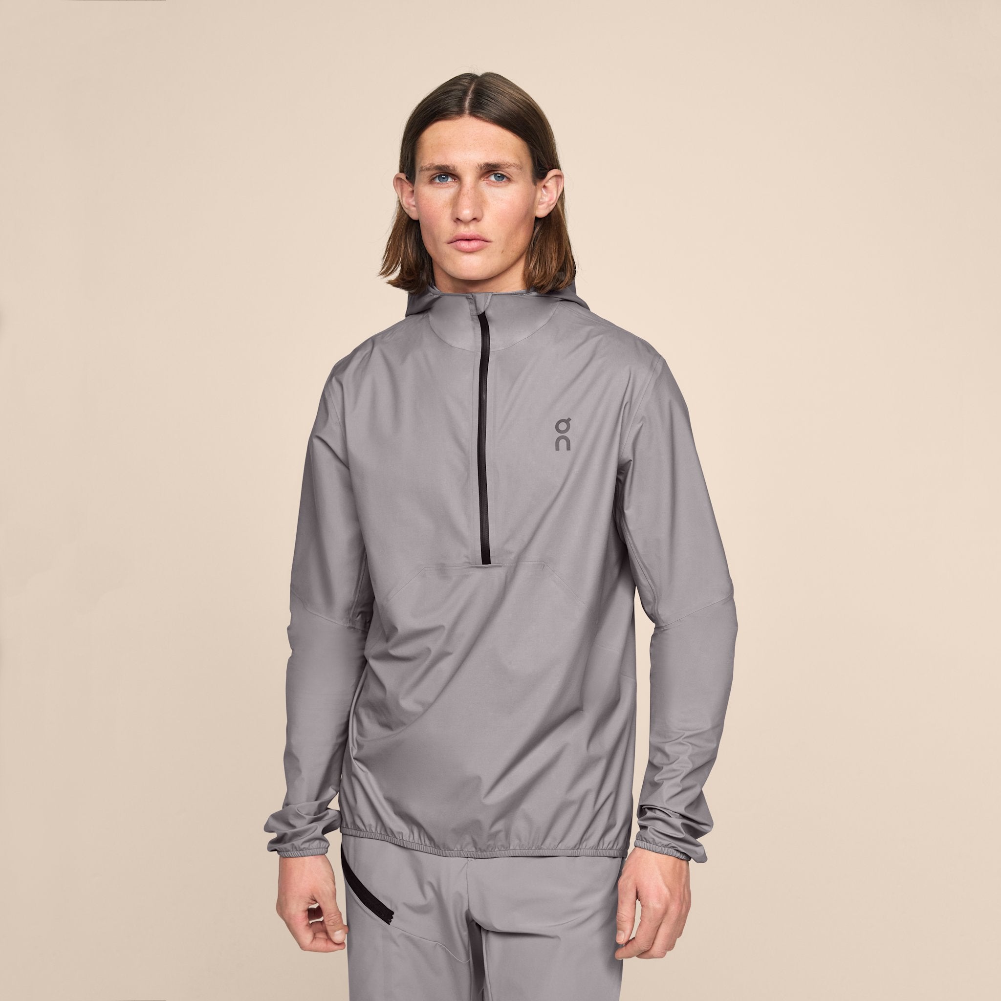 On Waterproof Anorak Black