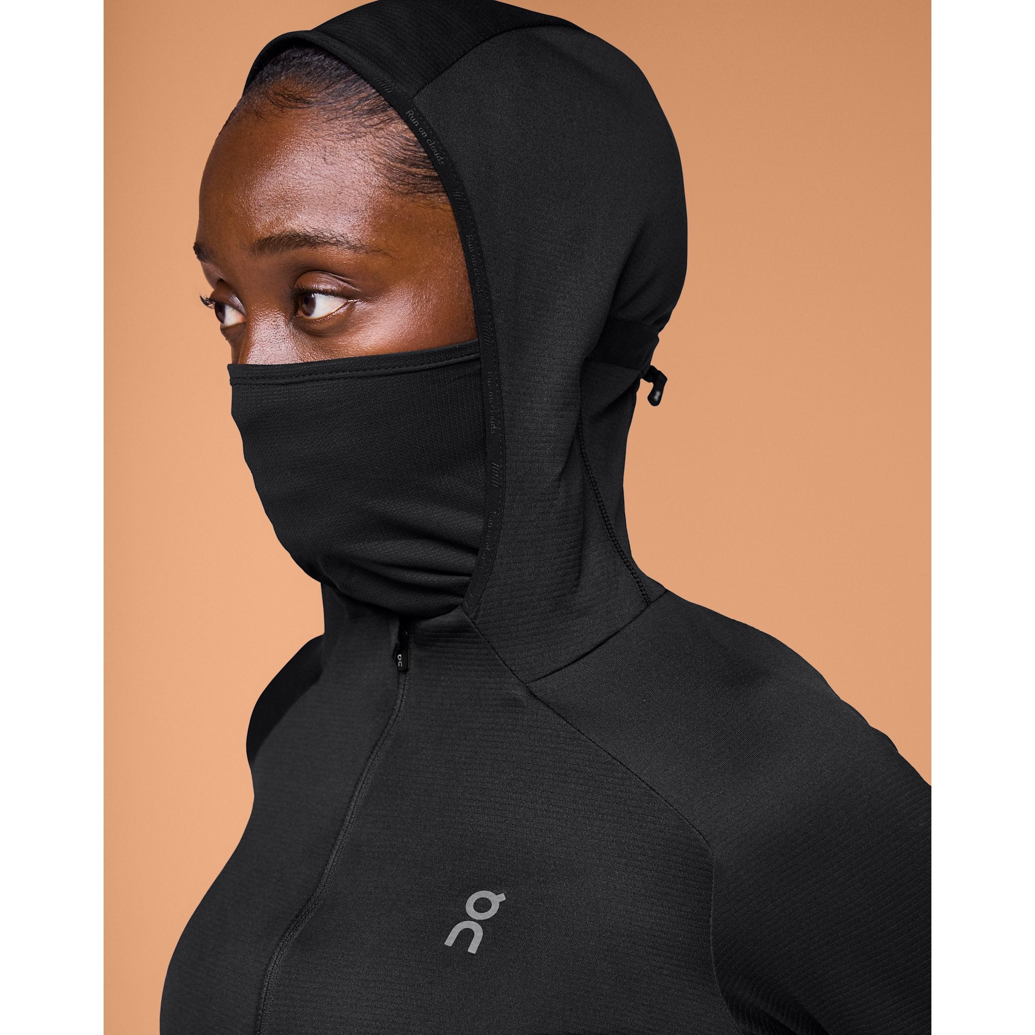 On Climate Zip Hoodie Black