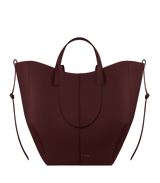 Polene Cyme Tote Textured Black Cherry