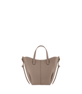 Polene Cyme Tote Nano Textured Taupe