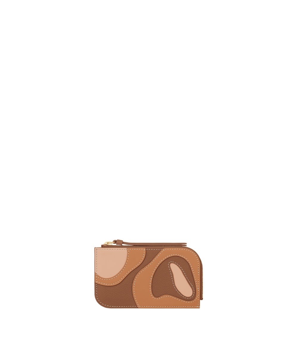 Polene Atla Card Holder - Trio Camel