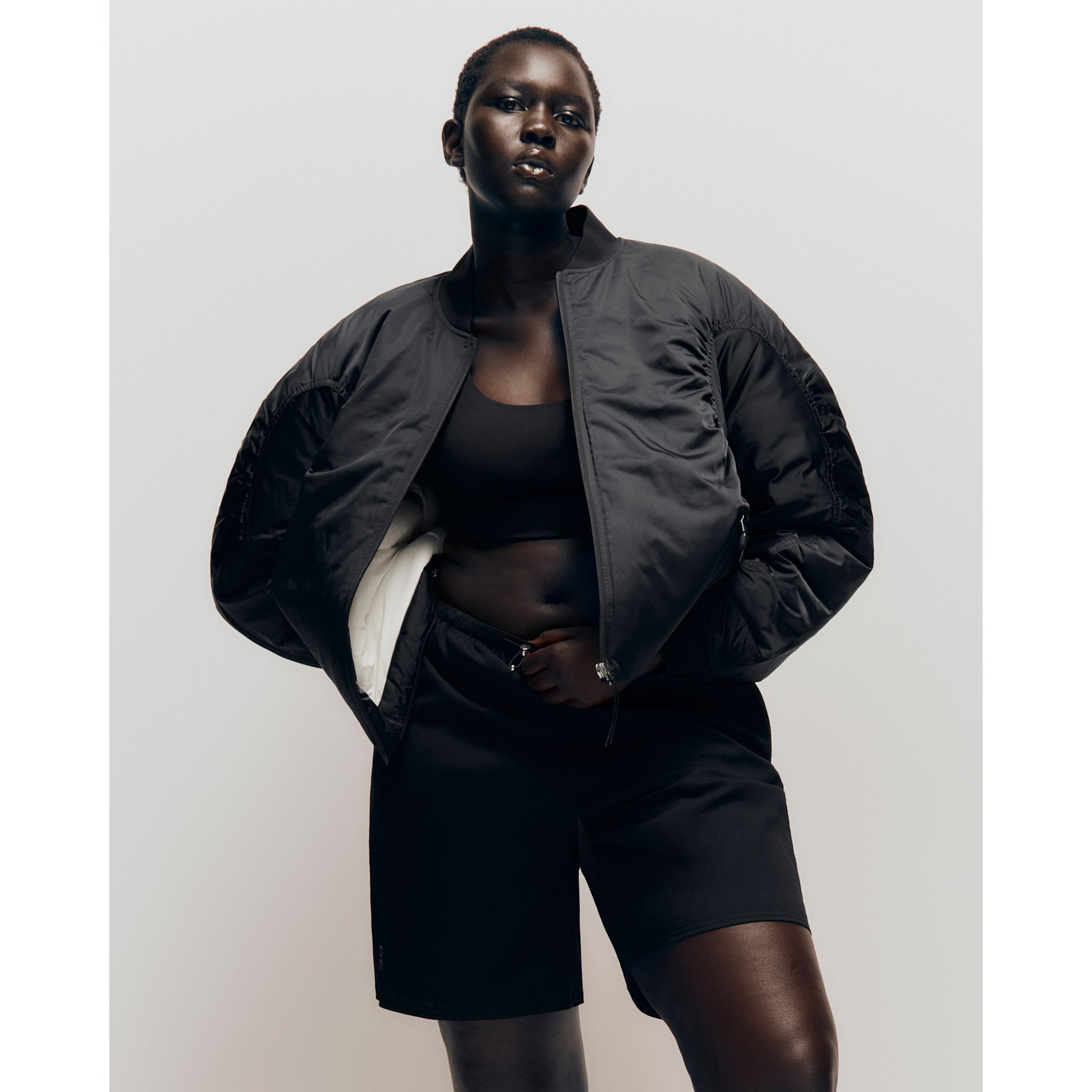 On Bomber Jacket Black