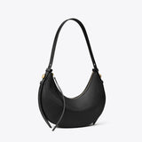 Tory Burch Romy Half Moon Bag Black