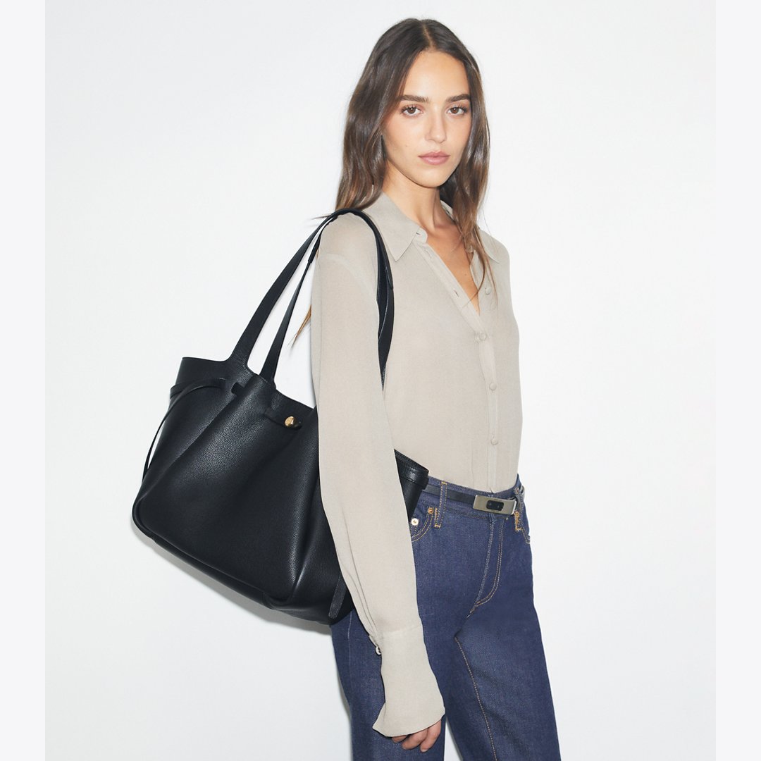 Tory Burch Romy Tote Black