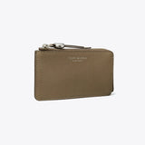 Tory Burch Romy Zip Card Case Wild Mushroom