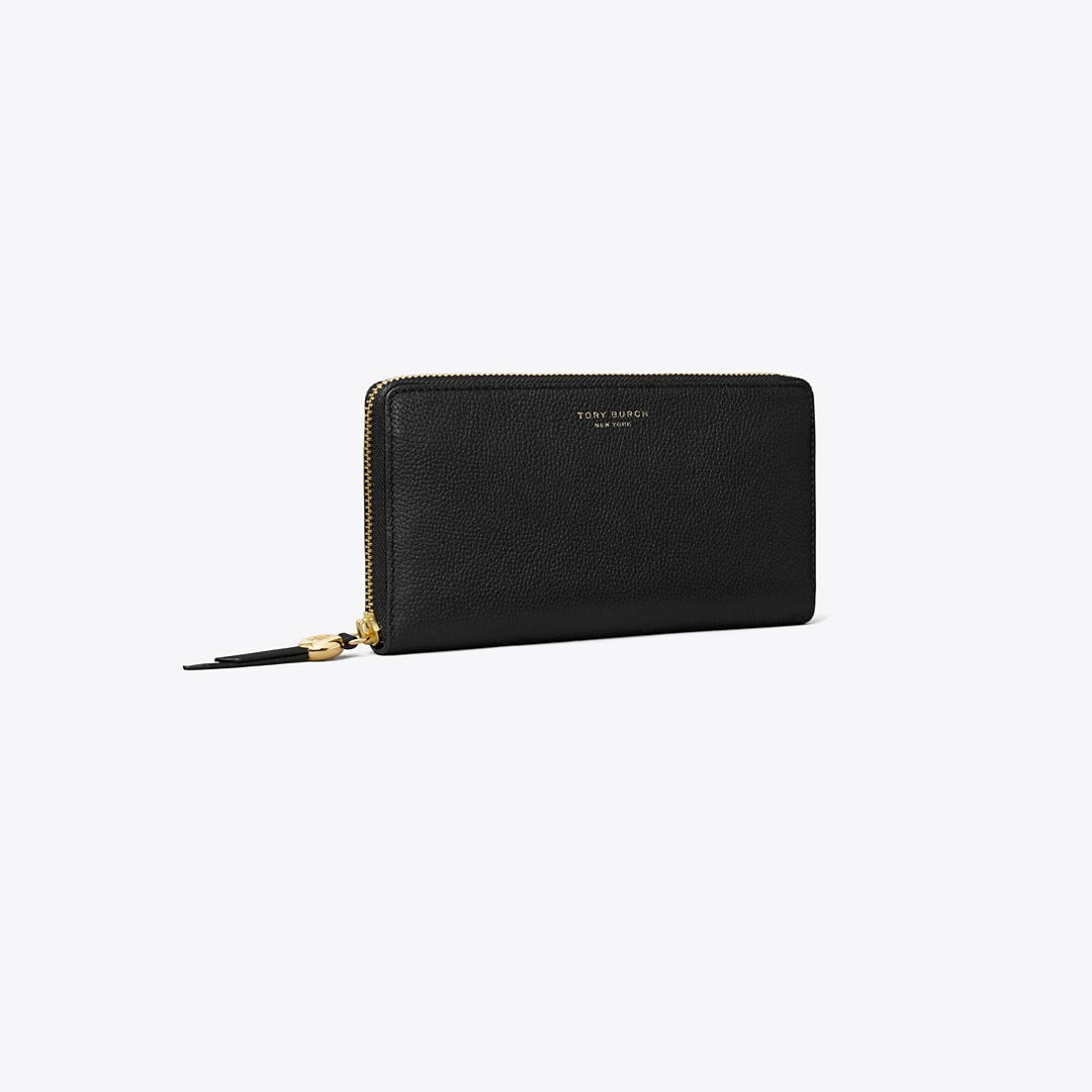 Tory Burch Romy Zip Continental Wallet Black
