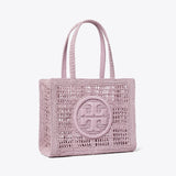 Tory Burch Small Ella Hand-Crocheted Tote Pale Purple