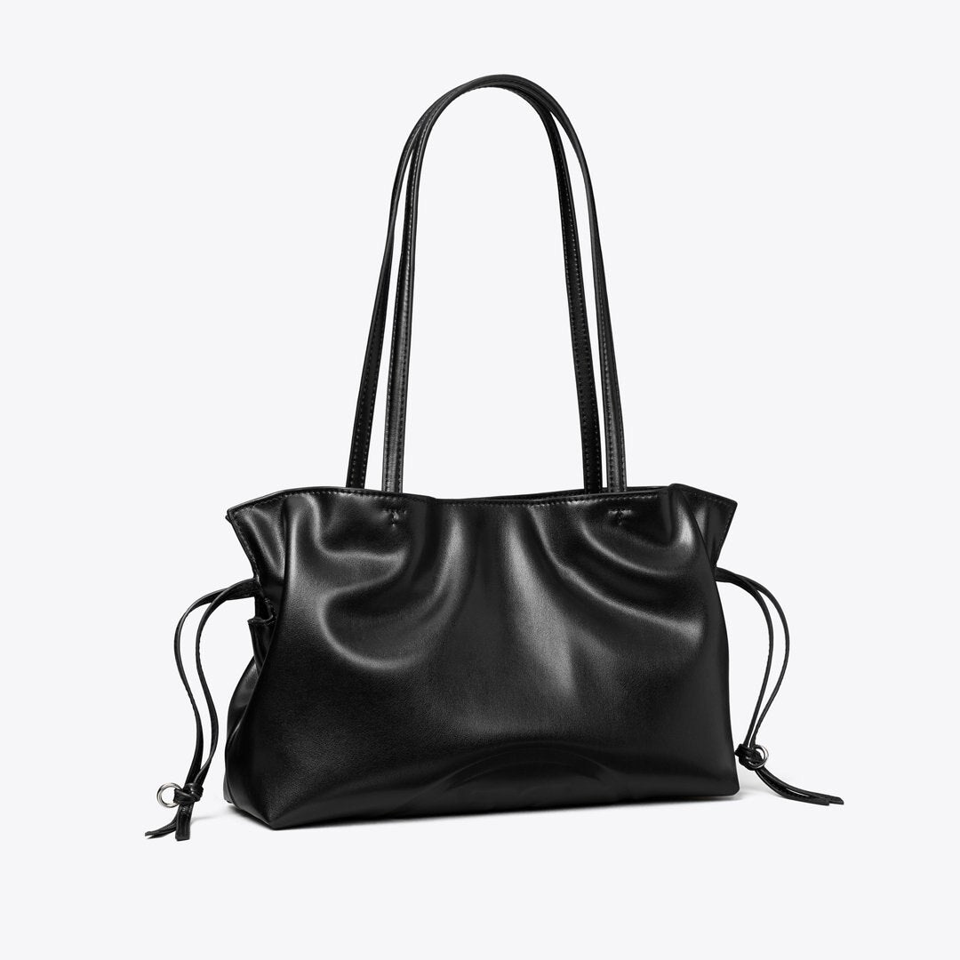 Tory Burch Small Ella natuura Drawstring Tote Black