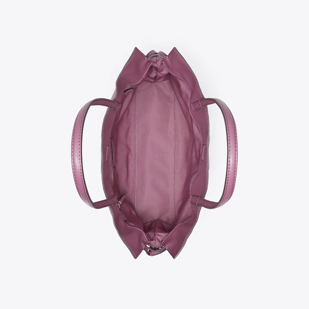 Tory Burch Small Ella natuura Drawstring Tote Mauve