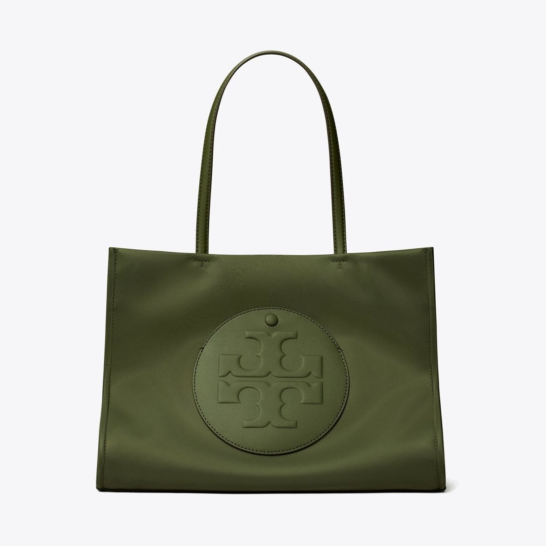Tory Burch Small Ella Tote Olive Green
