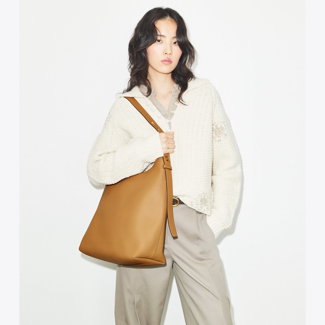 Tory Burch Small Hobo Bag Tiramisu