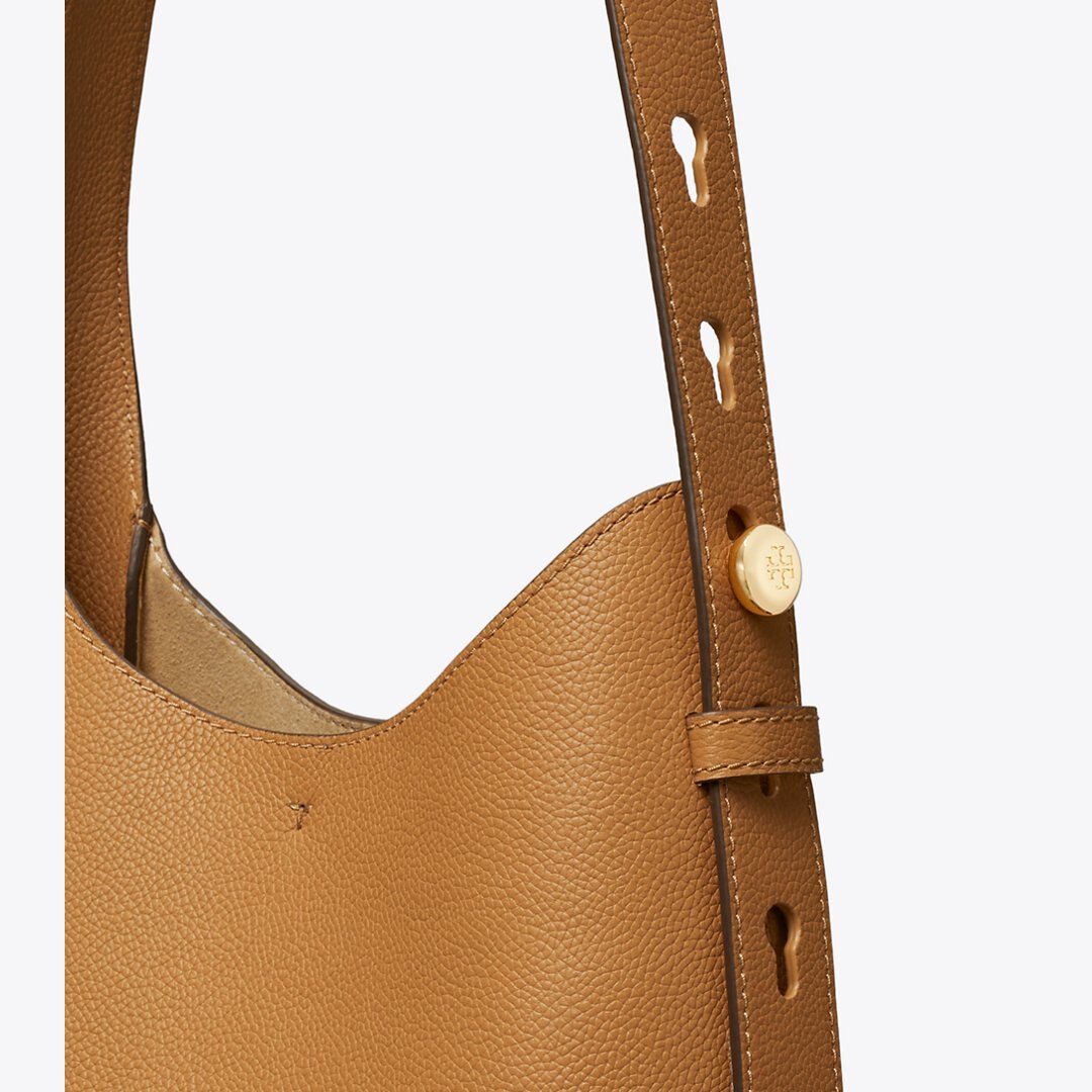 Tory Burch Small Romy Hobo Bag Tiramisu