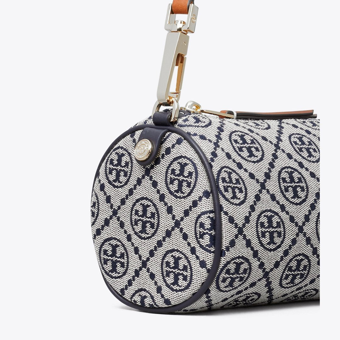 Tory Burch T Monogram Cylinder Bag Tory Navy