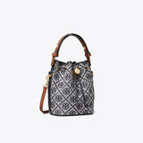 Tory Burch T Monogram Mini Bucket Bag Tory Navy
