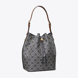 Tory Burch T Monogram Oversized Bucket Bag Tory Navy