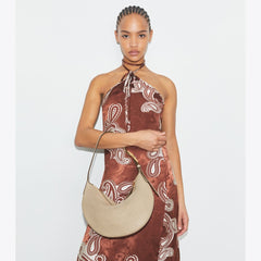 Tory Burch T Monogram Pebbled Small Balloon Bag Fresh Clay