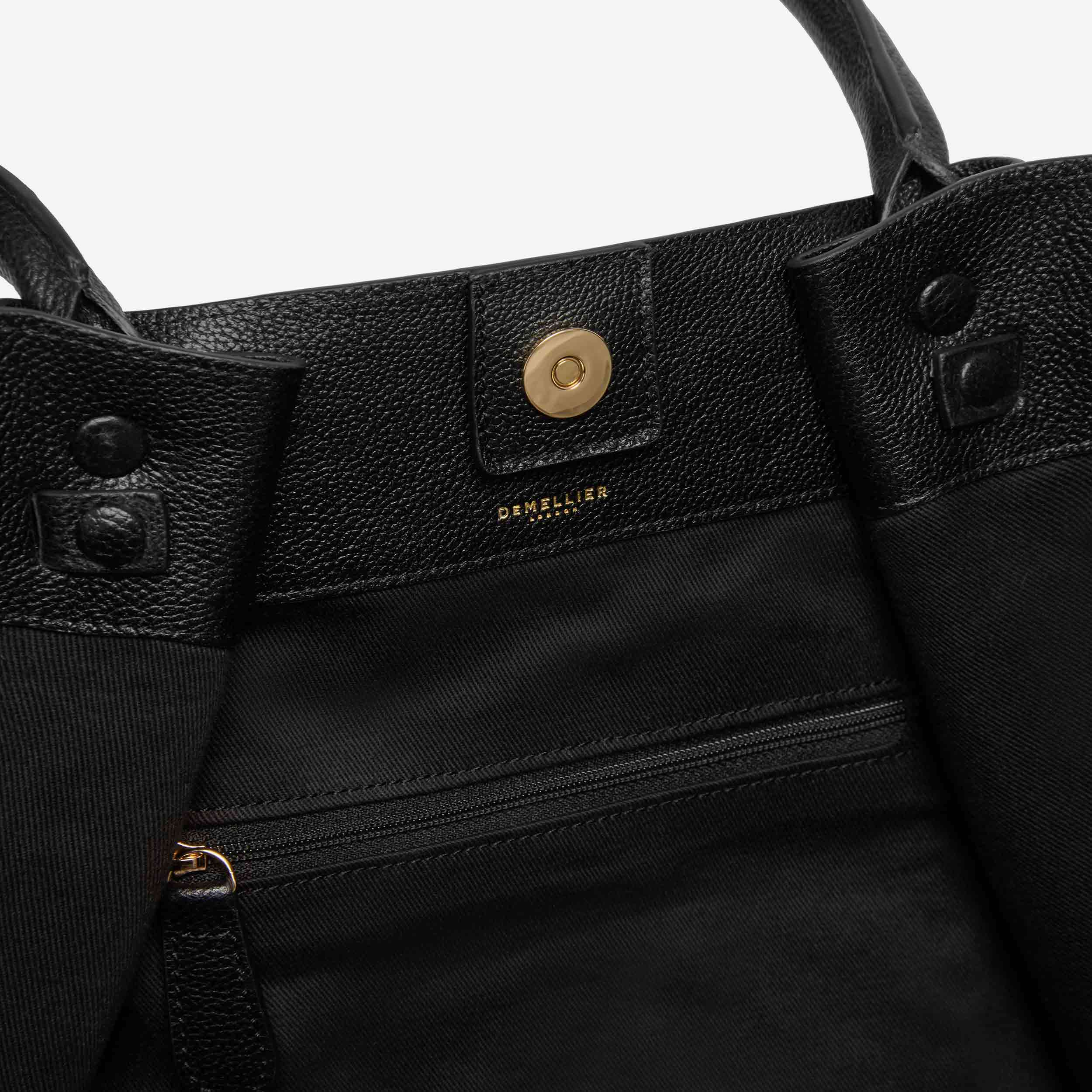 DeMellier The Midi New York black small grain