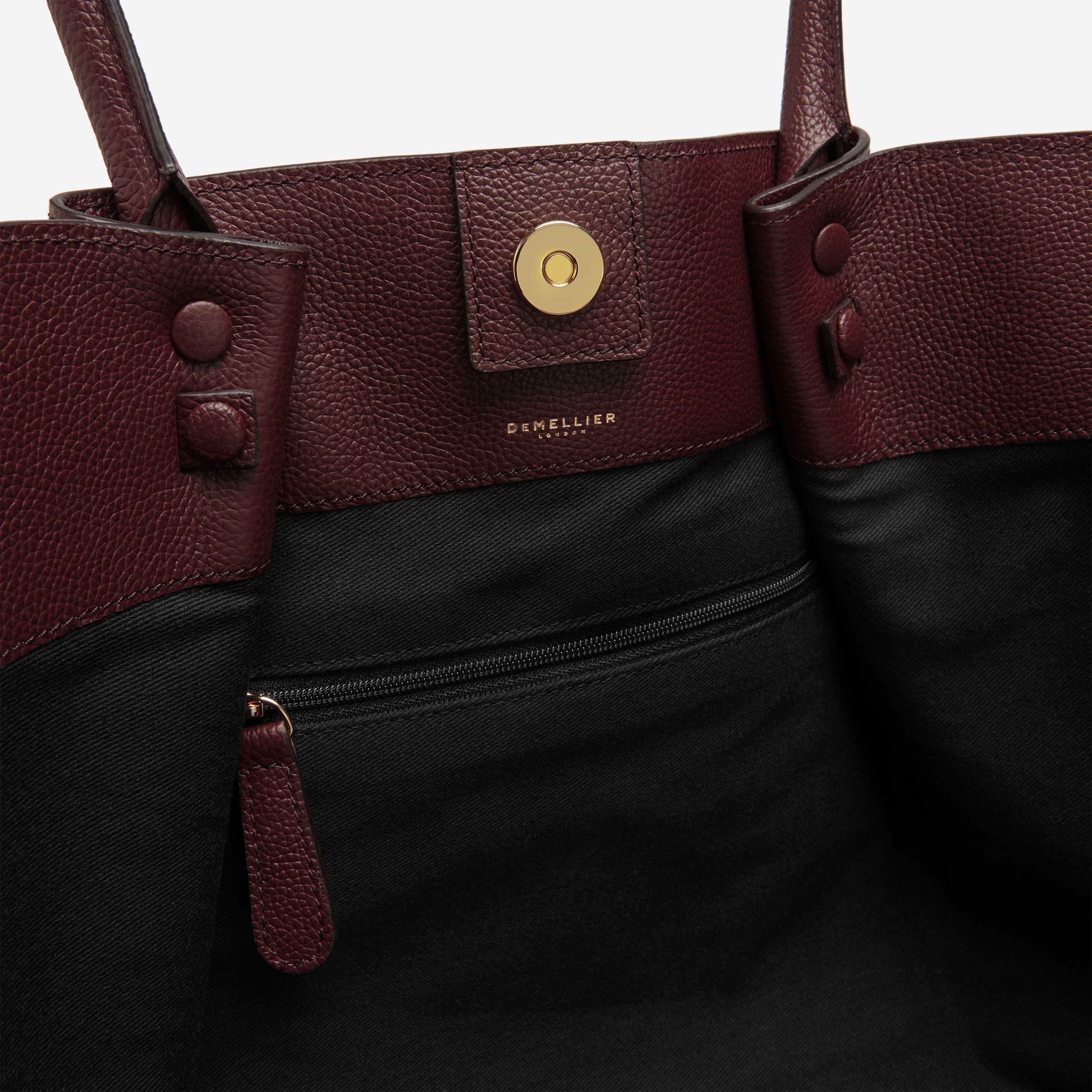 DeMellier The New York burgundy small grain