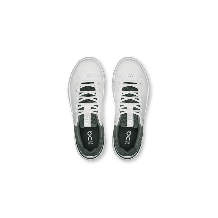 ON Running THE ROGER Youth White | Olive - White | Olive