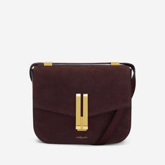 DeMellier The Vancouver burgundy suede & burgundy smooth