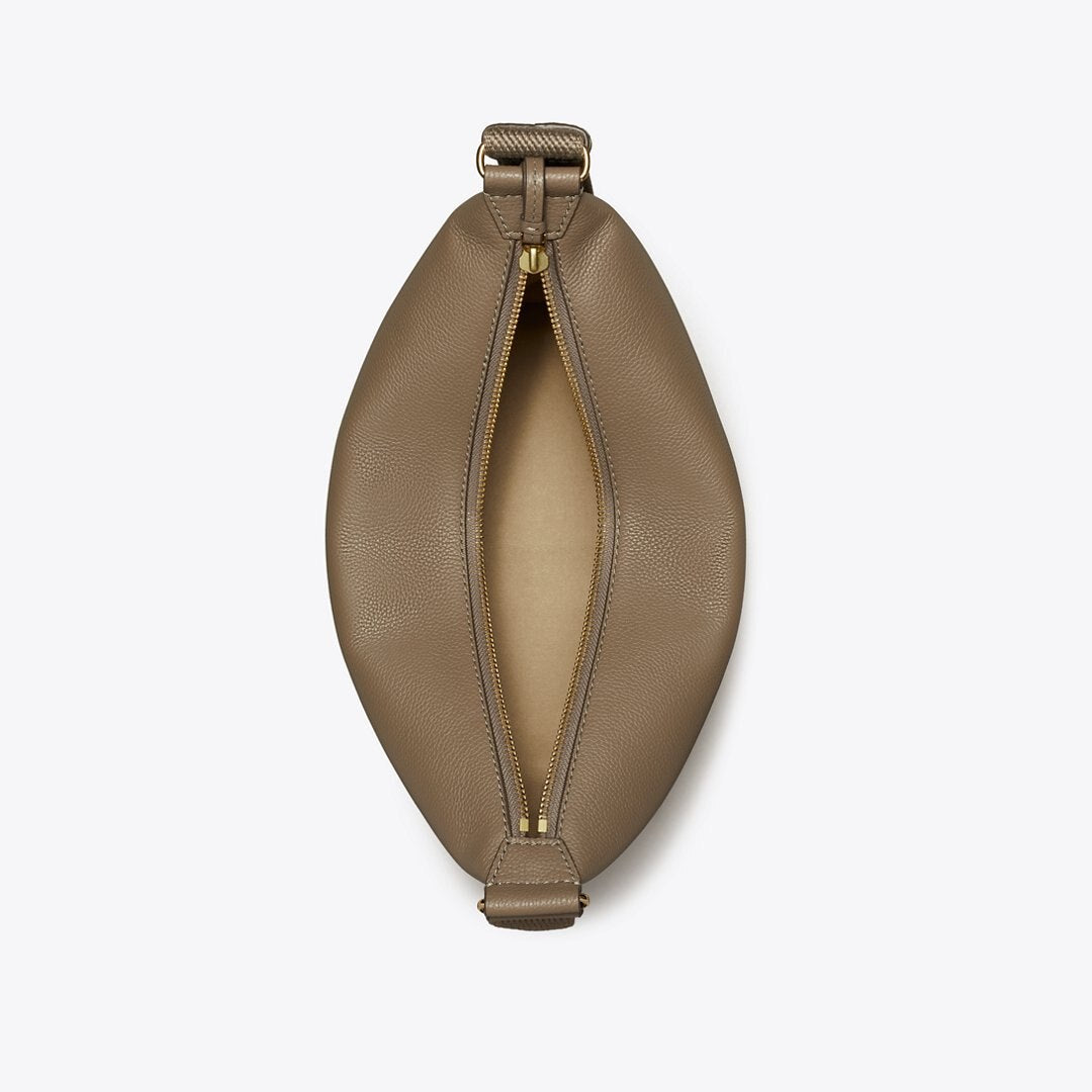 Tory Burch Thea Slouchy Crossbody Wild Mushroom