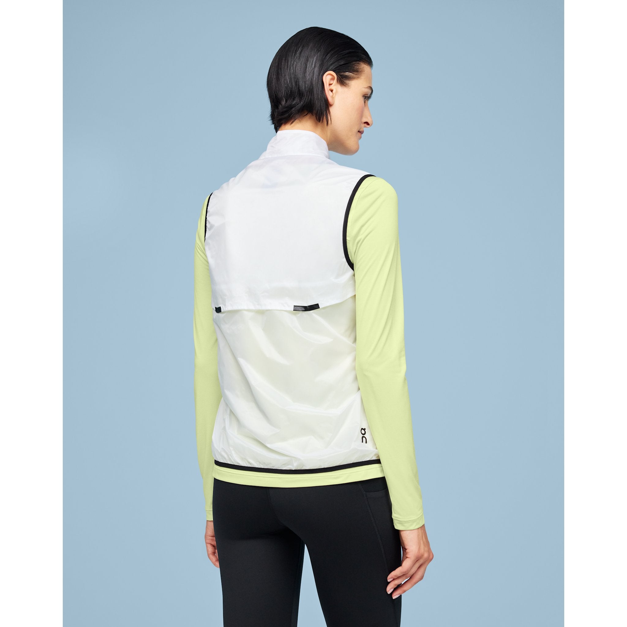 On Weather Vest White | Black